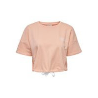 Cropped string detailed sweat t-shirt, Only