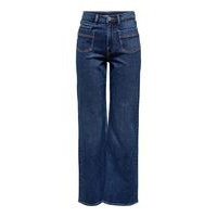 Onljuicy life pocket wide high waisted jeans, Only