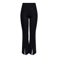 Petite flared slit trousers, Only