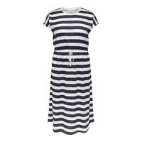 Curvy striped midi dress, Only