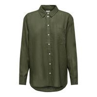 Solid colored linen blend shirt, Only