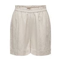 Highwaisted linen blend shorts, Only