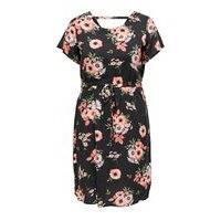 Curvy printed viscose dress, Only