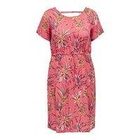 Curvy printed viscose dress, Only