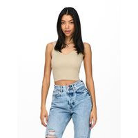 Cropped sleeveless top, Only