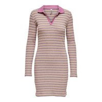 Striped collar detailed dress, Only