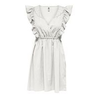 Frill v-neck sleeveless dress, Only