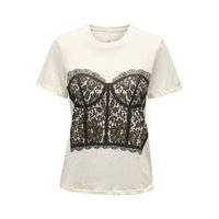 Bustier short sleeved top, Only