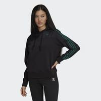 Oversize Hoodie with French Terry and Nylon and Metallic Stripes Detail, adidas