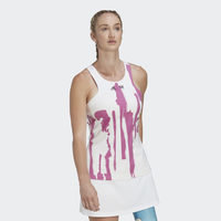 Thebe Magugu Tennis New York Y-Back Tank Top, adidas