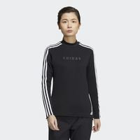 AEROREADY 3-Stripes Mock Neck Long Sleeve Shirt, adidas