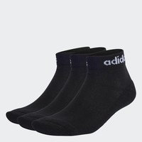 Linear Ankle Socks Cushioned Socks 3 Pairs, adidas