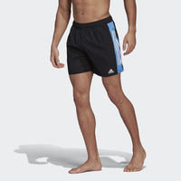Short Length Colorblock 3-Stripes Swim Shorts, adidas