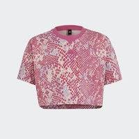 Future Icons Allover Print Cotton Tee, adidas