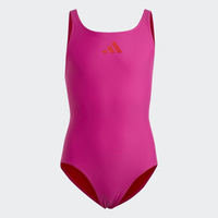 Solid Small Logo Swimsuit, adidas