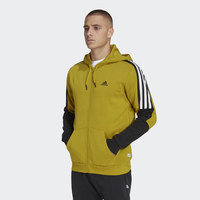 Future Icons 3-Stripes Fleece Full-Zip Hoodie, adidas