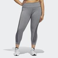 Optime TrainIcons 3-Stripes 7/8 Leggings (Plus Size), adidas