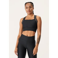 Shiny Kay Sports Bra, Black, Röhnisch