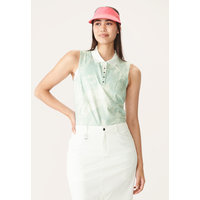 Direction sleeveless poloshirt, Algal Bloom Seafoam, Röhnisch