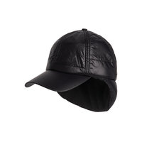 Quilted Warm Cap, Black, Röhnisch