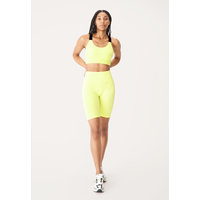 Seamless Rib Bike Tights, Pale Lime Yellow, Röhnisch