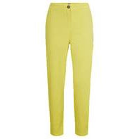 Trousers in organic-cotton-blend twill, Hugo boss