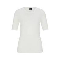 Slim-fit T-shirt in a stretch-modal blend, Hugo boss