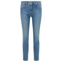 Slim-fit jeans in bright-blue super-stretch denim, Hugo boss