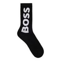 Quarter-length socks with contrast logo, Hugo boss