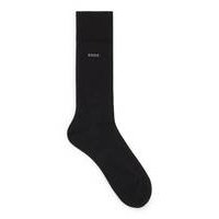 Regular-length logo socks in combed stretch cotton, Hugo boss
