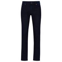 Slim-fit jeans in blue comfort-stretch denim, Hugo boss