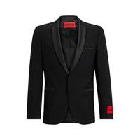 Extra-slim-fit jacket in a stretch-wool blend, Hugo boss