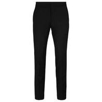 Extra-slim-fit trousers in a stretch-wool blend, Hugo boss