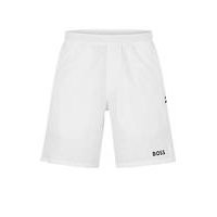 BOSS x Matteo Berrettini performance-stretch shorts with logo detail and mesh accents, Hugo boss