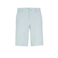 Slim-fit shorts in an organic-cotton blend, Hugo boss
