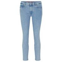 Extra-slim-fit jeans in blue comfort-stretch denim, Hugo boss