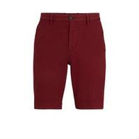 Slim-fit shorts in a cotton blend, Hugo boss