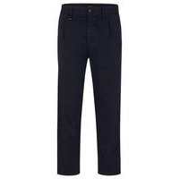Slim-fit trousers in stretch-cotton twill, Hugo boss