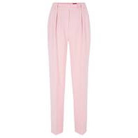 Wide-leg regular-fit trousers with pleat front, Hugo boss