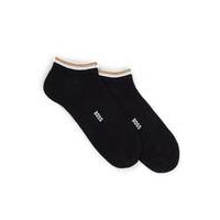 Two-pack of ankle-length socks with signature stripe, Hugo boss