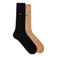 Two-pack of regular-length socks in stretch yarns, Hugo boss