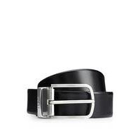 Reversible belt in Italian leather with pin buckle, Hugo boss