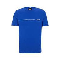 Porsche x BOSS mercerised-cotton T-shirt with exclusive branding, Hugo boss