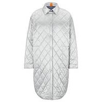 Reversible padded jacket with denim and silver effects, Hugo boss