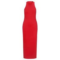 Racer-back sleeveless dress in stretch jersey, Hugo boss