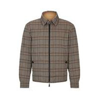 Water-repellent reversible blouson-style jacket with check pattern, Hugo boss