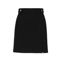 Regular-fit A-line skirt with hardware details, Hugo boss