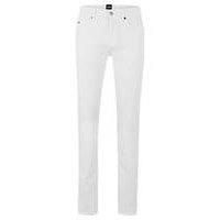 Slim-fit jeans in cashmere-touch denim, Hugo boss