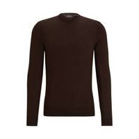 Regular-fit sweater in wool, silk and cashmere, Hugo boss