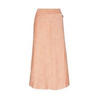Paisley-print skirt in satin with side slit, Hugo boss